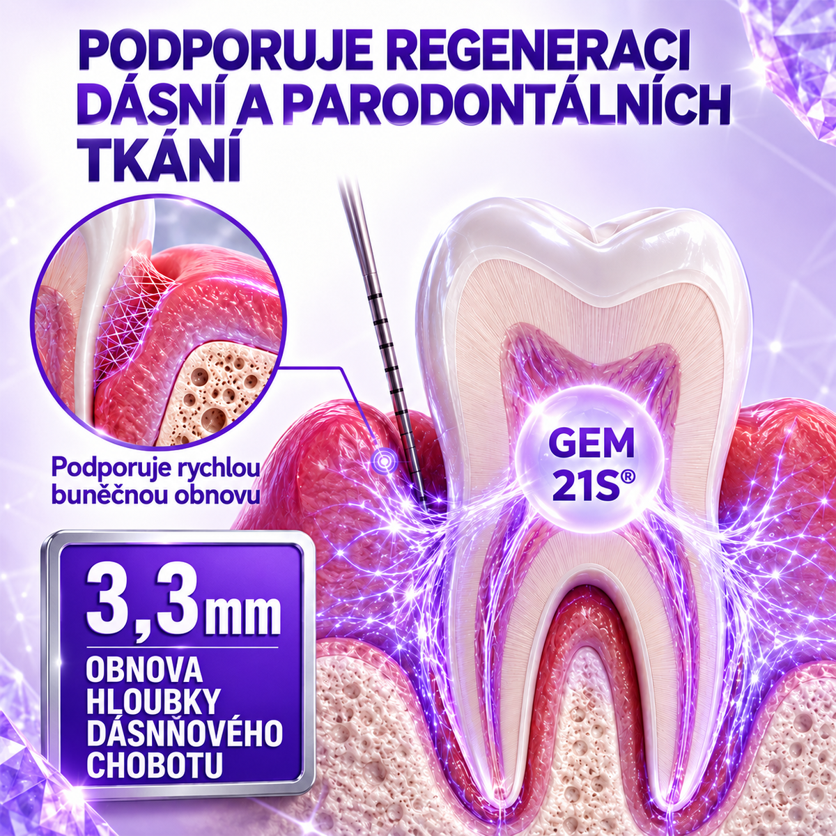 Zubní pasta Ceoerty®🦷 pro léčbu zánětu dásní a parodontu