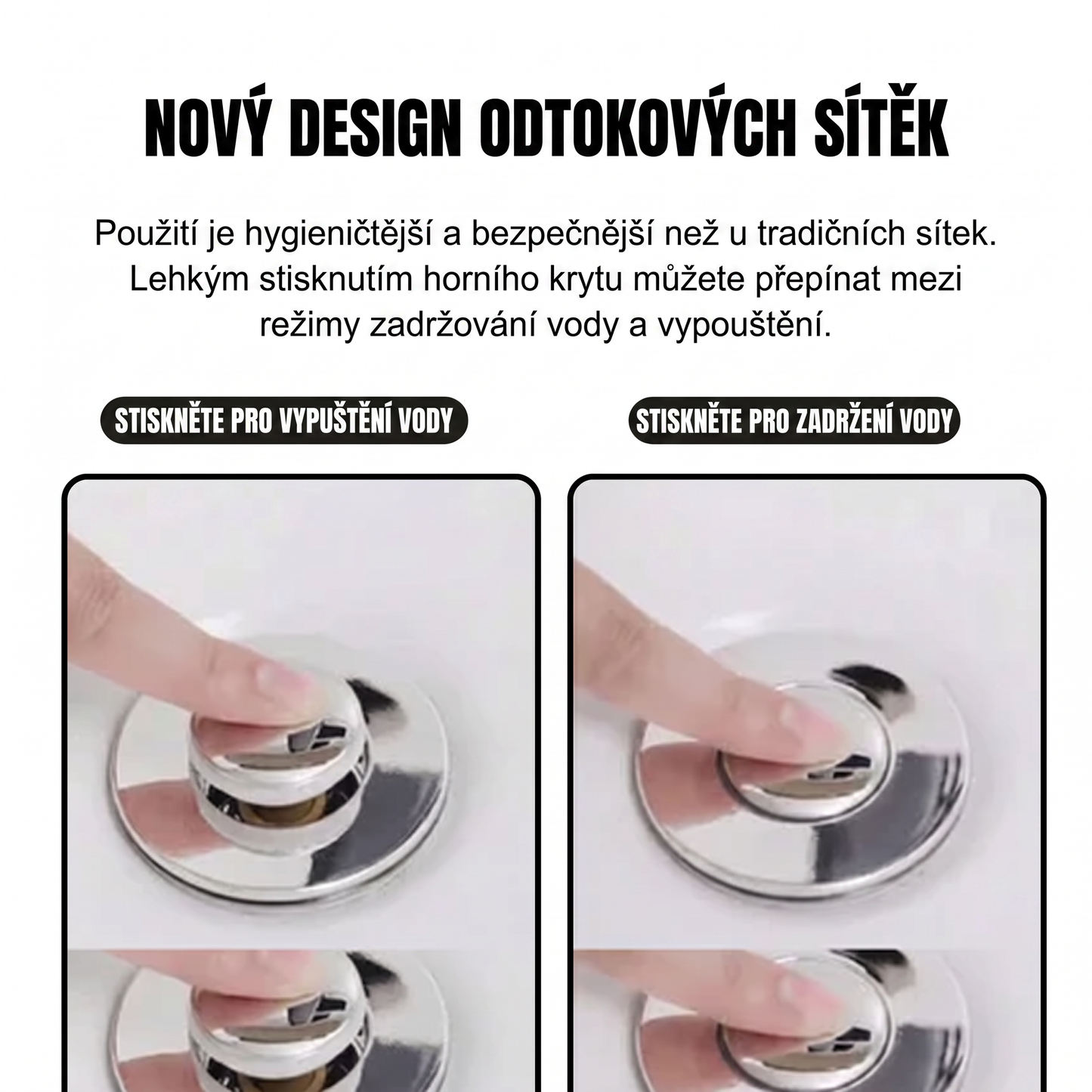 👑 Poslední den akce: 49% sleva 👑 Vyskakovací odtokový filtr pro dřez -- 🛀 Odstraňuje zápach a zabraňuje ucpání