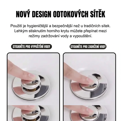 👑 Poslední den akce: 49% sleva 👑 Vyskakovací odtokový filtr pro dřez -- 🛀 Odstraňuje zápach a zabraňuje ucpání