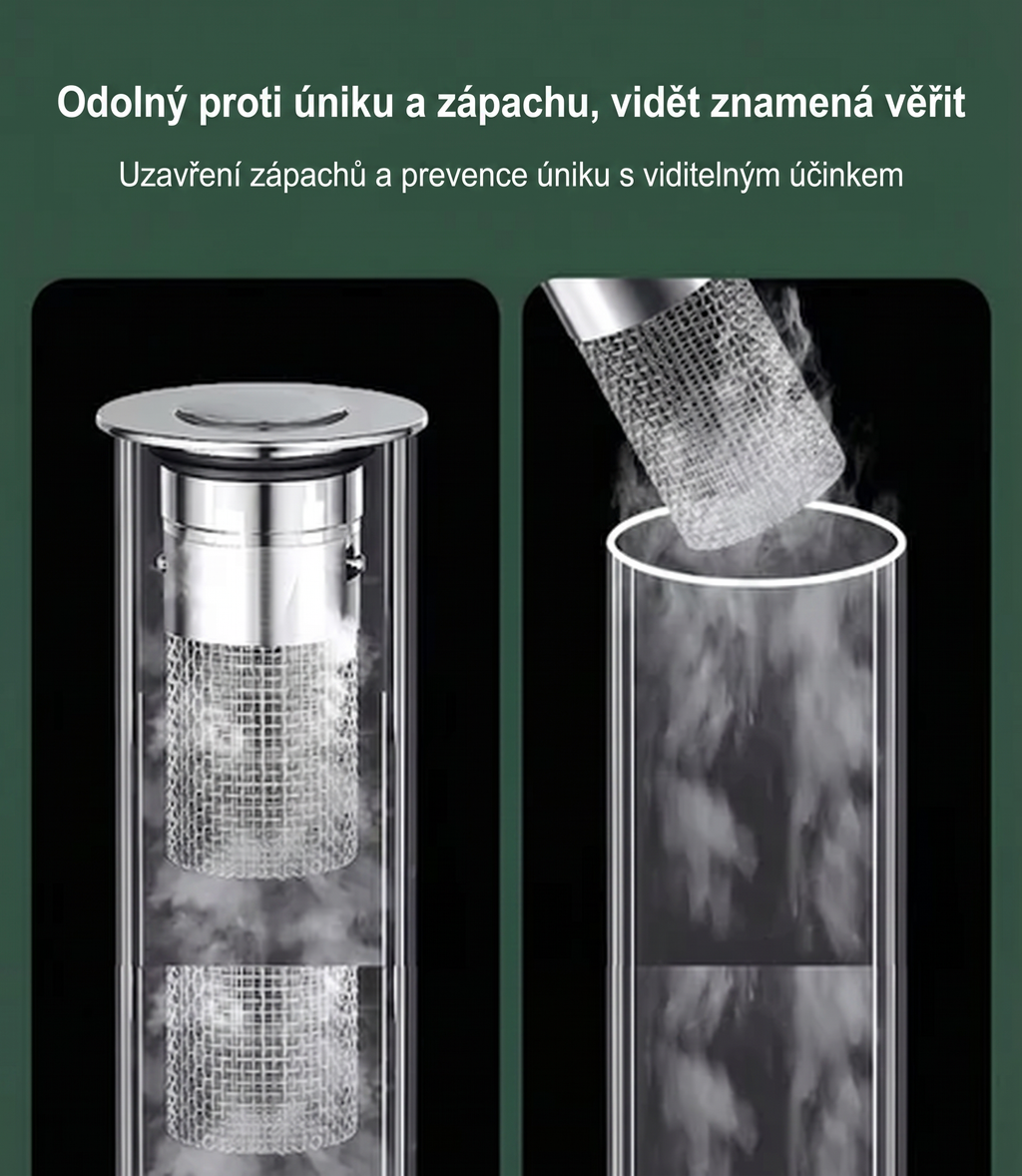 👑 Ostatni dzień promocji: 49% zniżki 👑 Wyskakujący filtr odpływowy do zlewu -- 🛀 Eliminuje nieprzyjemny zapach i zapobiega zatorom