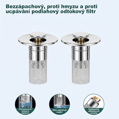 👑 Poslední den akce: 49% sleva 👑 Vyskakovací odtokový filtr pro dřez -- 🛀 Odstraňuje zápach a zabraňuje ucpání