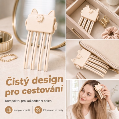 Přes 48 tis. prodaných kusů 💇 Bezdrátový vyhřívaný skřipec pro zvětšení objemu u kořínků, přenosný stylingový nástroj na cesty pro jemné a zplihlé vlasy 💧