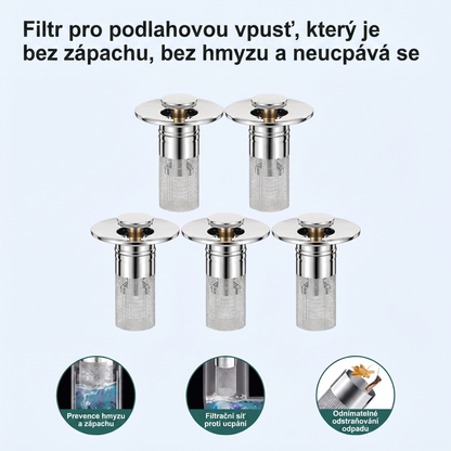 👑 Poslední den akce: 49% sleva 👑 Vyskakovací odtokový filtr pro dřez -- 🛀 Odstraňuje zápach a zabraňuje ucpání
