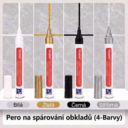 🔥🔥 PKNEW® Protiplísňový a voděodolný fix / štěteček na spáry keramických dlaždic! 🖌️