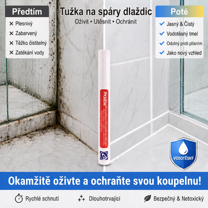 🔥🔥 PKNEW® Protiplísňový a voděodolný fix / štěteček na spáry keramických dlaždic! 🖌️