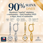 🌈🌈 DZISIAJ 90% RABATU ✨: 1-karatowe „tańczące” kolczyki z moissanitem – czysty komfort i blask srebra S925, na który zasługujesz 💎