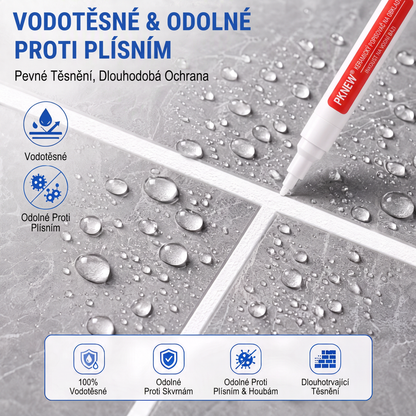 🔥🔥 PKNEW® Protiplísňový a voděodolný fix / štěteček na spáry keramických dlaždic! 🖌️