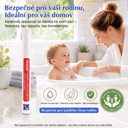 🔥🔥 PKNEW® Protiplísňový a voděodolný fix / štěteček na spáry keramických dlaždic! 🖌️