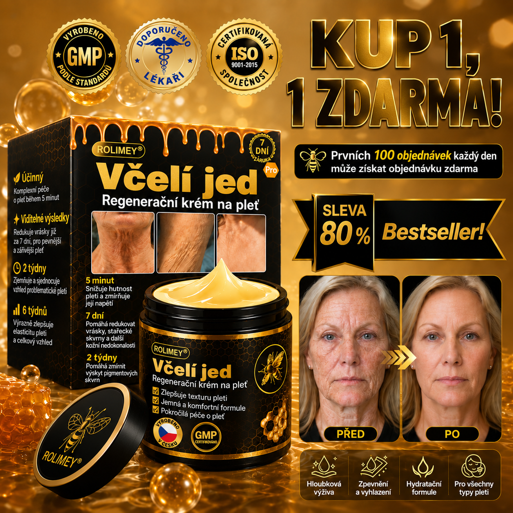 💎Oficjalna marka – ulepszona edycja Black & Gold | Rolimey® Bee Venom Pro Comprehensive Cream – krem ujędrniający do różnych typów skóry