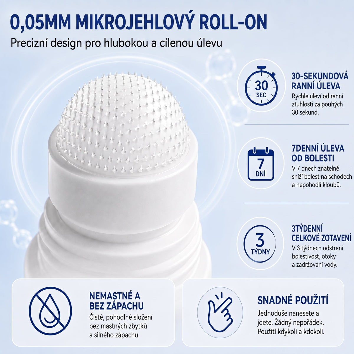 OFICJALNY SKLEP | IFMAGIC® 0,05 mm Mikrowskazówkowy Szybko Działający Roll-On na Bóle Stawów i Kości🎇
