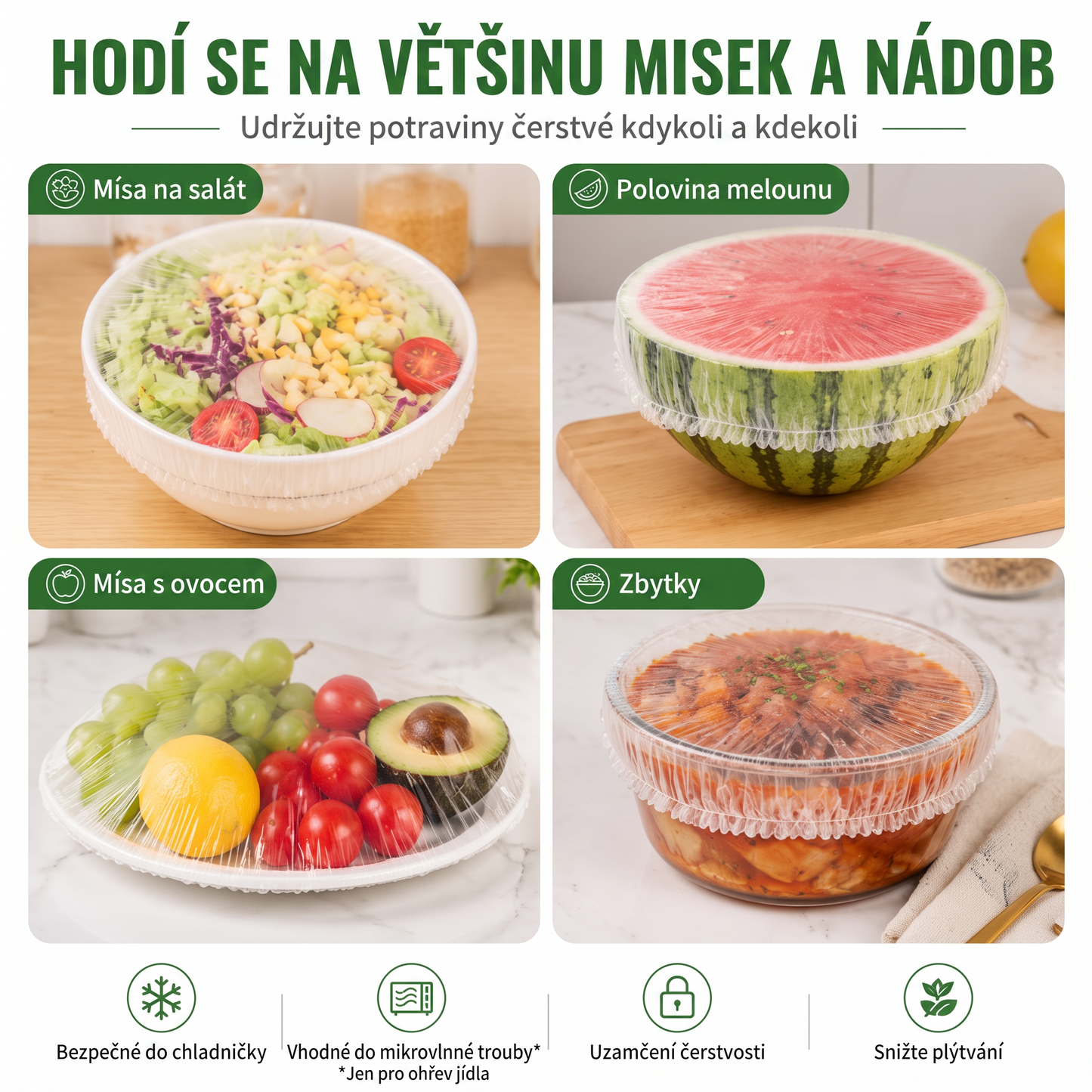 PKNEW® Elastic Food Covers for Bowls & Plates 👑 – Stretchable Kitchen Covers for Leftovers, Fruits, Vegetables & Everyday Food Storage 💎