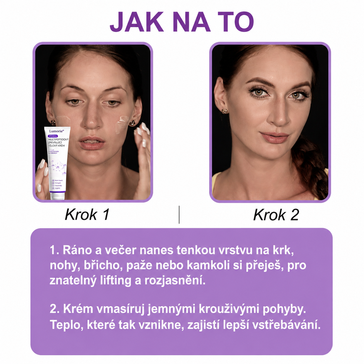 Doporučováno dermatology🥇 | 🍗𝐋𝐮𝐦𝐨𝐫𝐢𝐞® PDRN Multi-Peptidový masážní tělový krém – Proti stárnutí, hydratační, zpevňující, regenerační, sjednocující, proti akné a skvrnám, na odstraňování bradavic a mateřských znamének, pro úlevu při lupénce.❤️