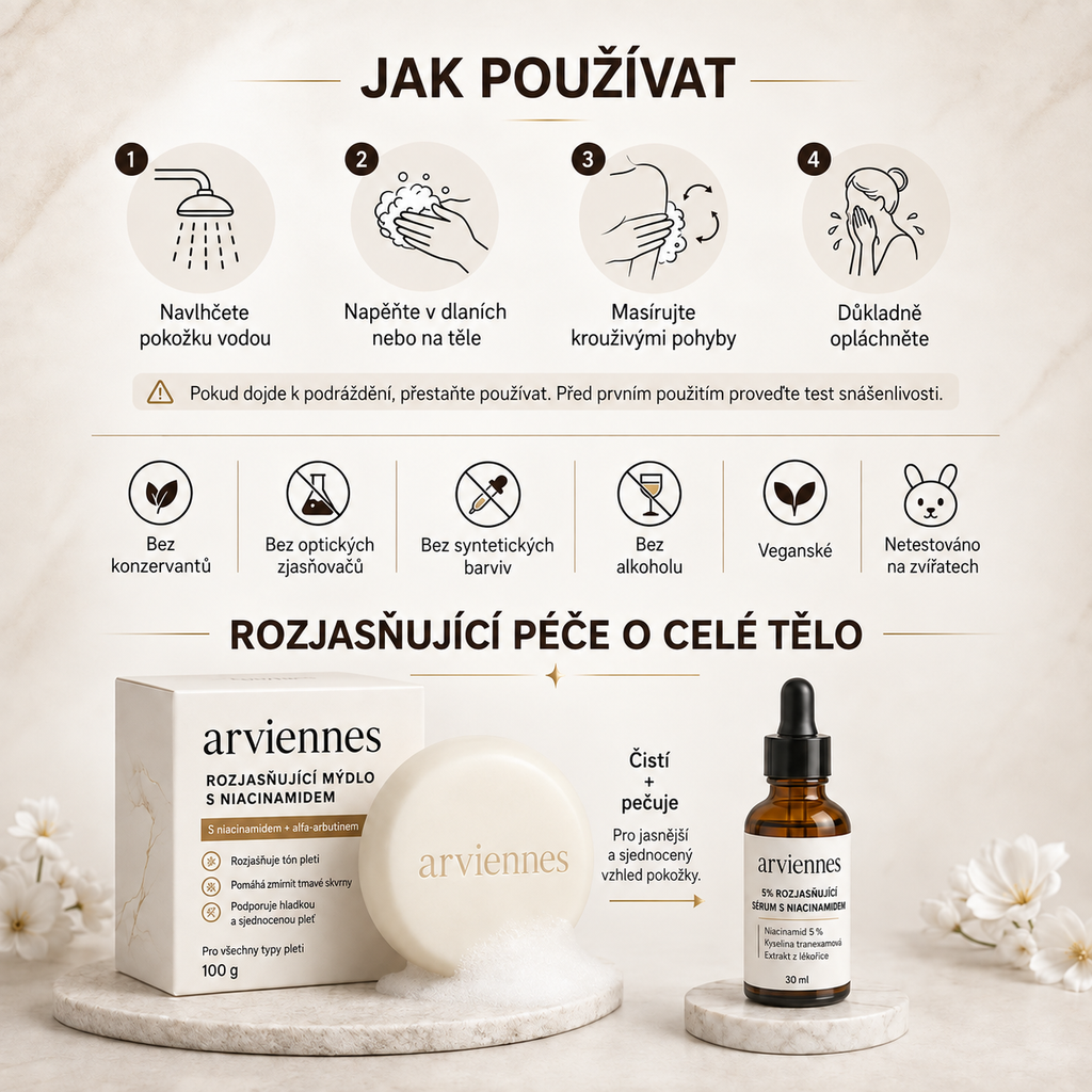 🎭Mydło z niacynamidem rozjaśniające cerę – na melasmę, ciemne plamy i piegi