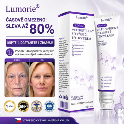 Doporučováno dermatology🥇 | 🍗𝐋𝐮𝐦𝐨𝐫𝐢𝐞® PDRN Multi-Peptidový masážní tělový krém – Proti stárnutí, hydratační, zpevňující, regenerační, sjednocující, proti akné a skvrnám, na odstraňování bradavic a mateřských znamének, pro úlevu při lupénce.❤️
