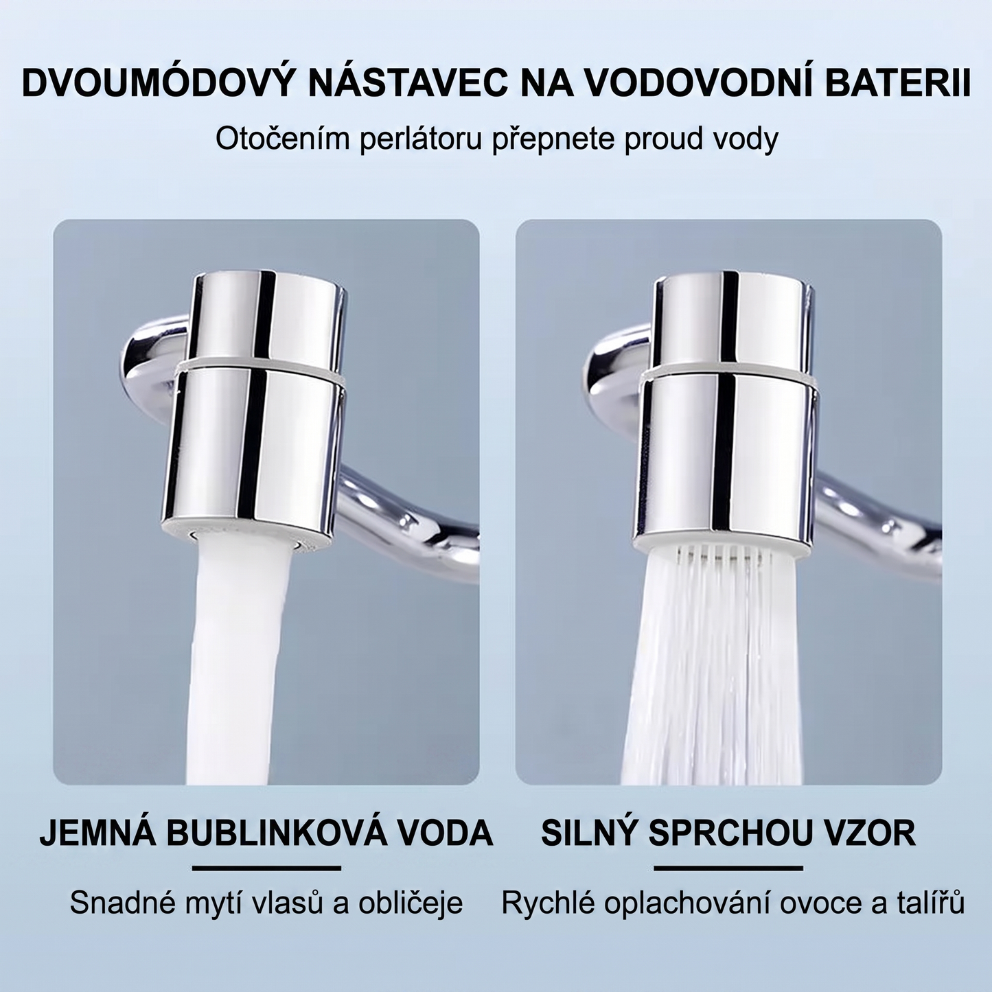 1080° Univerzální perlátor - Duální režim & Všesměrové nastavení 💎