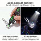🌈🌈 DZISIAJ 90% RABATU ✨: 1-karatowe „tańczące” kolczyki z moissanitem – czysty komfort i blask srebra S925, na który zasługujesz 💎