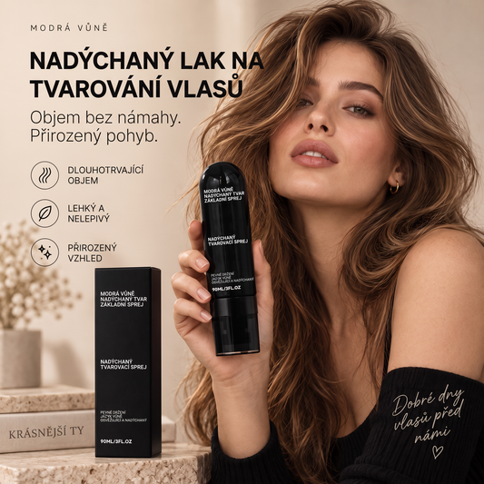 Vitalisys® Tvarovací sprej pro objem vlasů Fluffy Hair – Lehký sprej pro objem od kořínků a přirozený pohyb s broskvovou vůní 💖