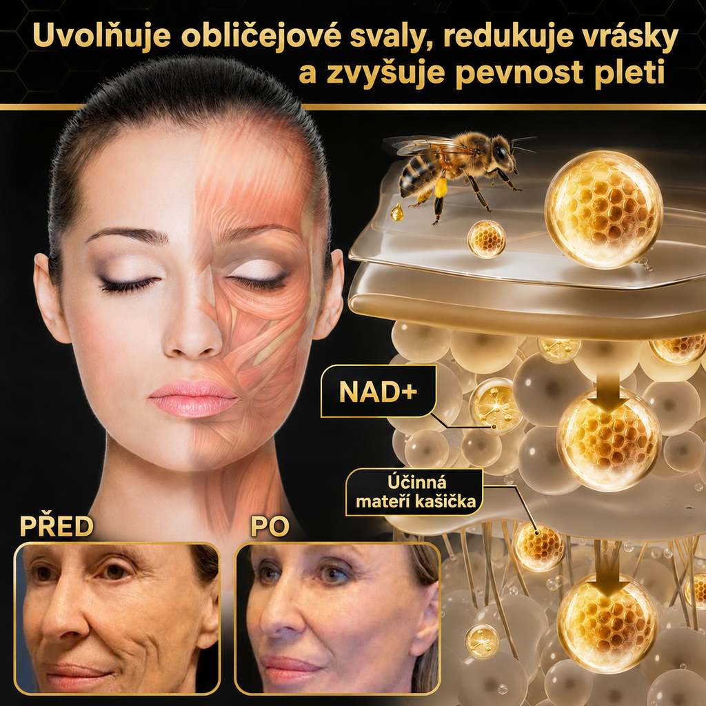 💎Oficjalna marka – ulepszona edycja Black & Gold | Rolimey® Bee Venom Pro Comprehensive Cream – krem ujędrniający do różnych typów skóry