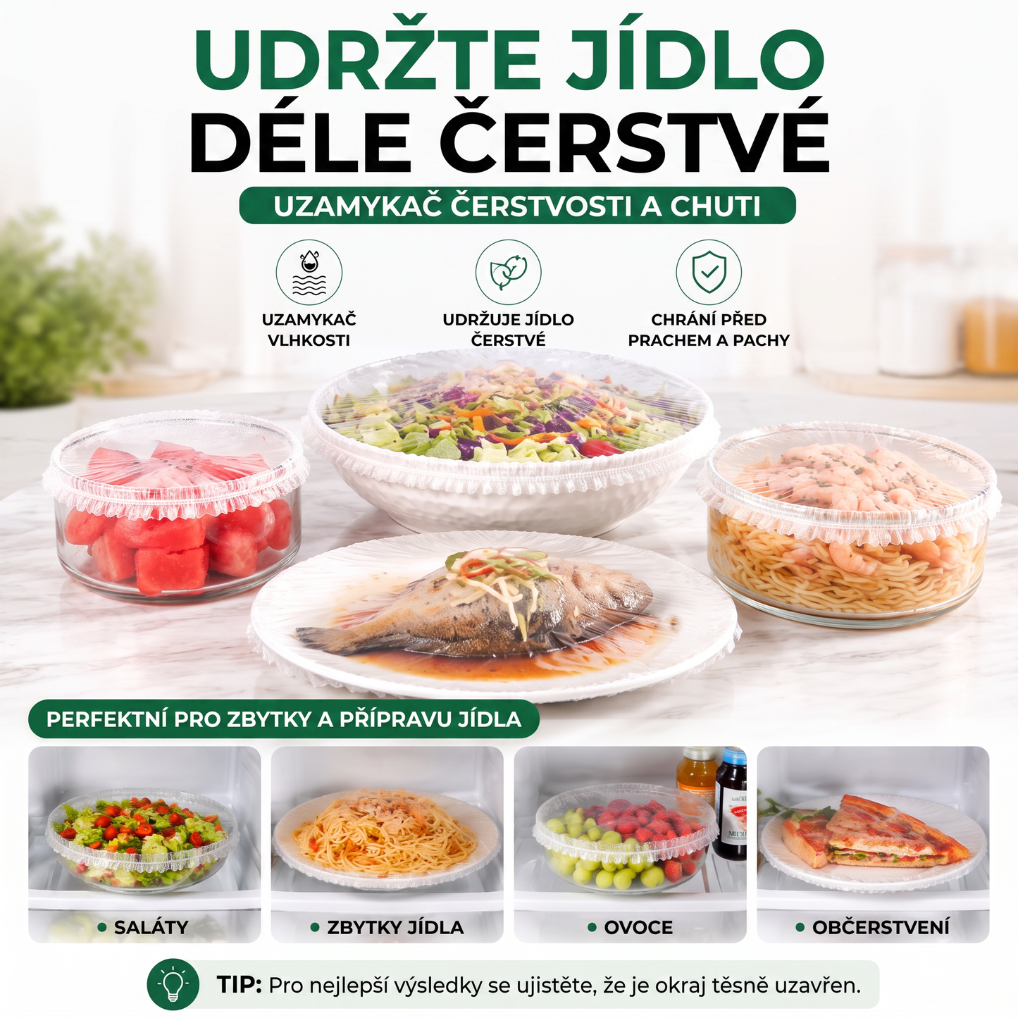 PKNEW® Elastic Food Covers for Bowls & Plates 👑 – Stretchable Kitchen Covers for Leftovers, Fruits, Vegetables & Everyday Food Storage 💎