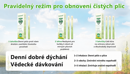 🇨🇿 Vysoce kvalitní český produkt s doručením po celé ČR 🥇 𝐋𝐮𝐦𝐨𝐫𝐢𝐞® bylinný inhalátor pro očistu plic🥞(👨‍⚕️ Účinná pomoc při: kašli, bolesti v krku, dušnosti, zahlenění, ucpaném nosu, zánětu průdušek, alergických příznacích a plicních potížích) ❤️