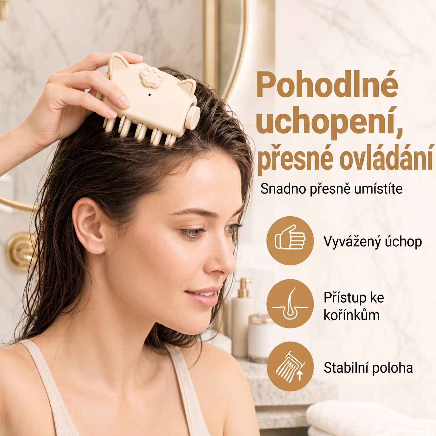 Přes 48 tis. prodaných kusů 💇 Bezdrátový vyhřívaný skřipec pro zvětšení objemu u kořínků, přenosný stylingový nástroj na cesty pro jemné a zplihlé vlasy 💧