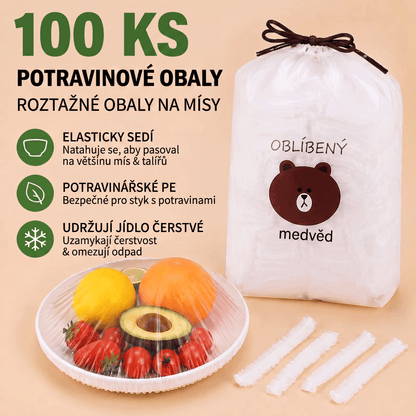 PKNEW® Elastic Food Covers for Bowls & Plates 👑 – Stretchable Kitchen Covers for Leftovers, Fruits, Vegetables & Everyday Food Storage 💎