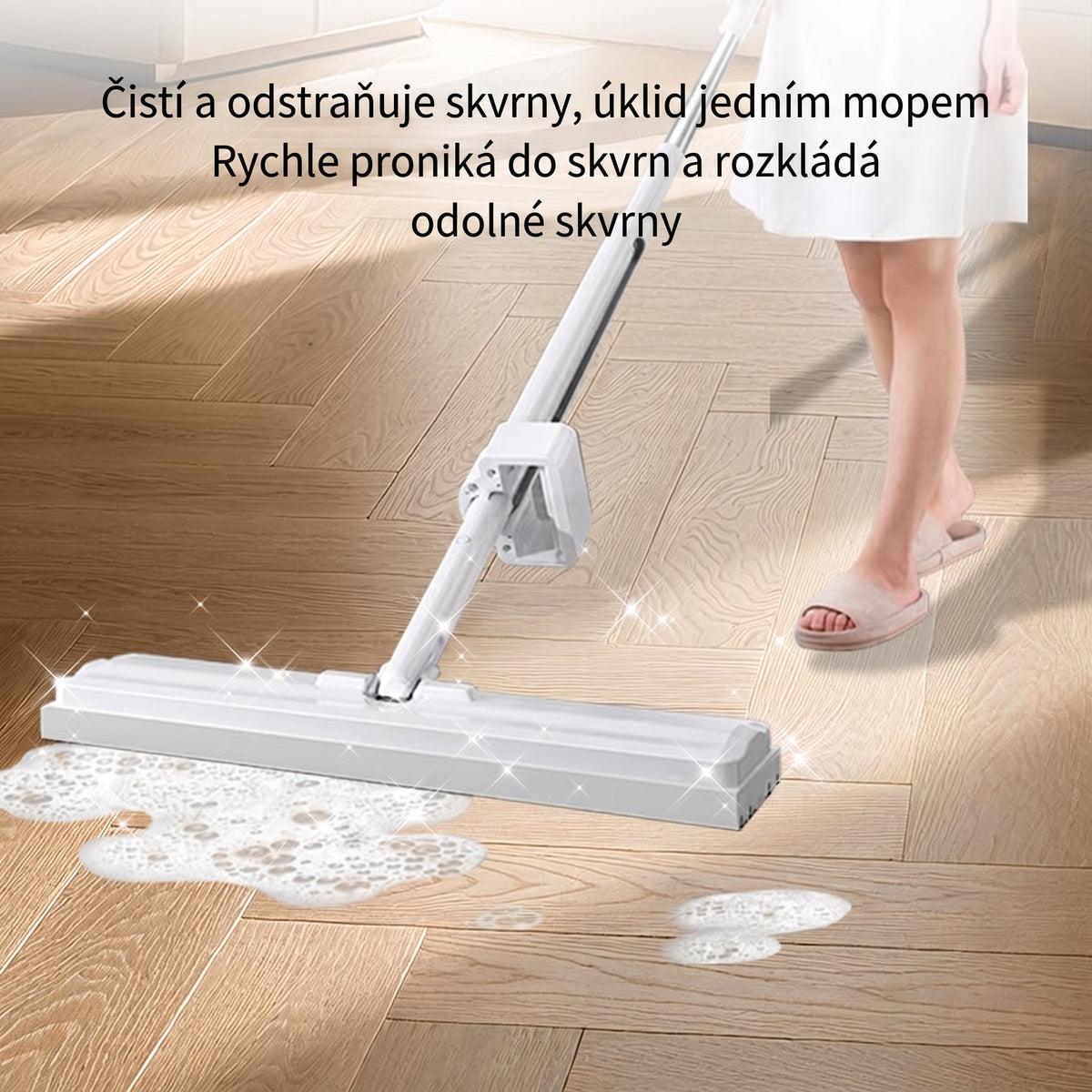 PKNEW® Tabletki czyszczące do podłóg – Uniwersalny środek czyszczący do powierzchni drewnianych, laminowanych i płytek, a także ścian pojazdów kempingowych, działanie antybakteryjne i dezodoryzujące 🌷