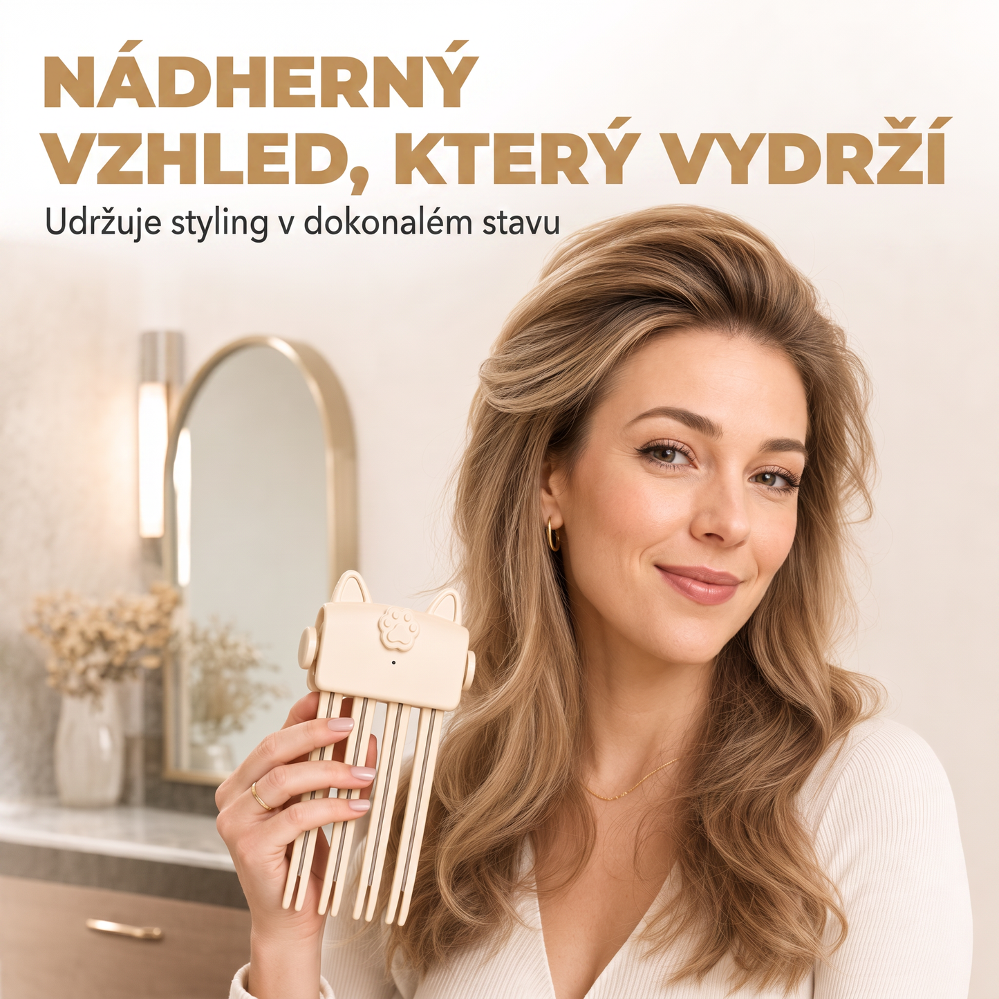 Přes 48 tis. prodaných kusů 💇 Bezdrátový vyhřívaný skřipec pro zvětšení objemu u kořínků, přenosný stylingový nástroj na cesty pro jemné a zplihlé vlasy 💧