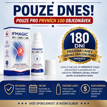 OFICIÁLNÍ OBCHOD | IFMAGIC® 0,05 mm Mikroneedle Rychle Působící Roll-On pro Úlevu Kloubů a Kostí🎇
