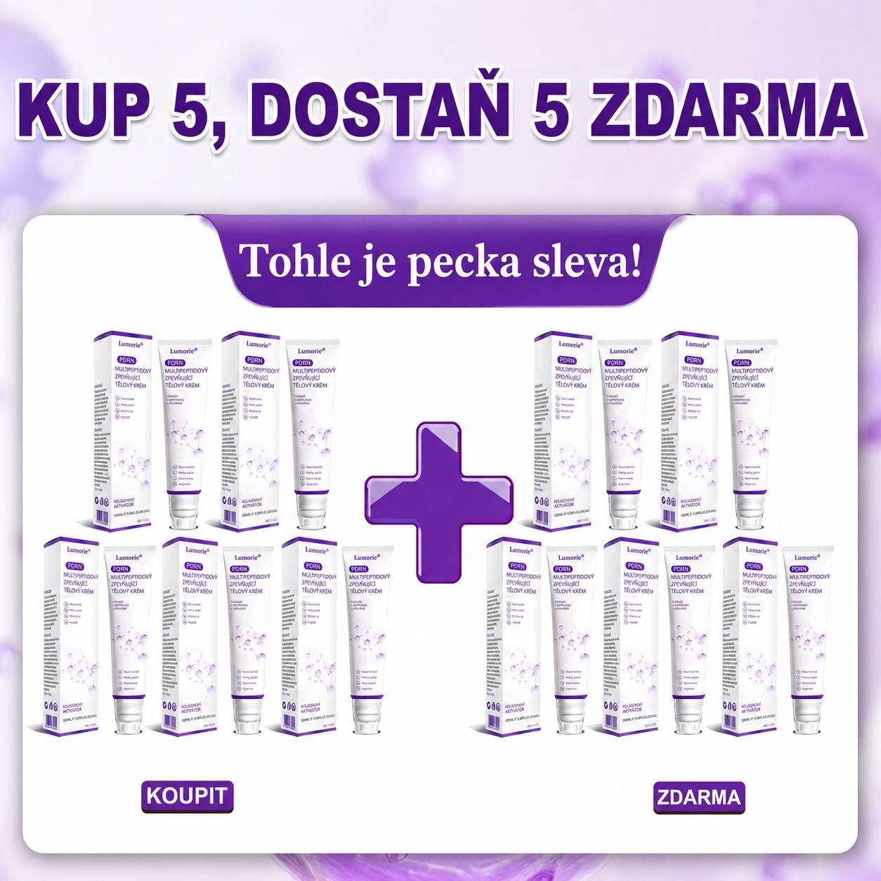 10 balení — Koupíte 5 dostanete 5 zdarma