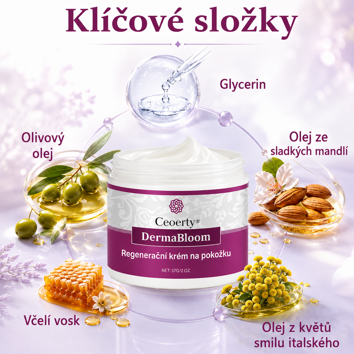 Krém na regeneraci pleti Ceoerty® DermaBloom
