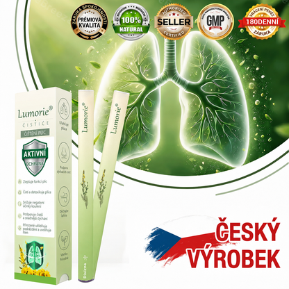 🇨🇿 Vysoce kvalitní český produkt s doručením po celé ČR 🥇 𝐋𝐮𝐦𝐨𝐫𝐢𝐞® bylinný inhalátor pro očistu plic🥞(👨‍⚕️ Účinná pomoc při: kašli, bolesti v krku, dušnosti, zahlenění, ucpaném nosu, zánětu průdušek, alergických příznacích a plicních potížích) ❤️