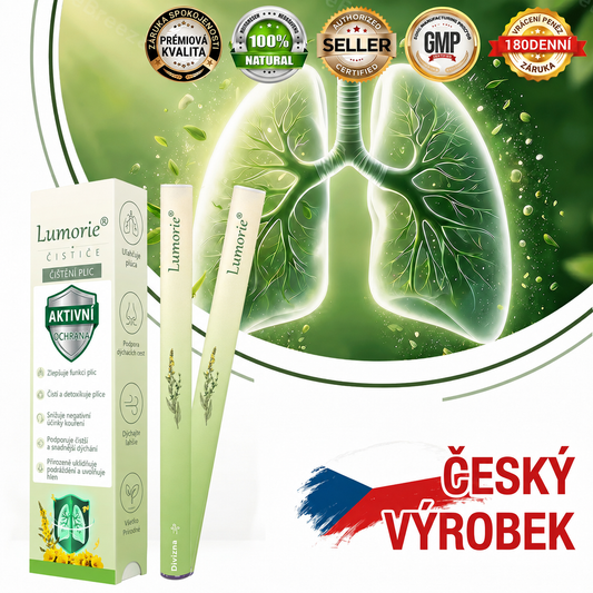 🇨🇿 Vysoce kvalitní český produkt s doručením po celé ČR 🥇 𝐋𝐮𝐦𝐨𝐫𝐢𝐞® bylinný inhalátor pro očistu plic🥞(👨‍⚕️ Účinná pomoc při: kašli, bolesti v krku, dušnosti, zahlenění, ucpaném nosu, zánětu průdušek, alergických příznacích a plicních potížích) ❤️