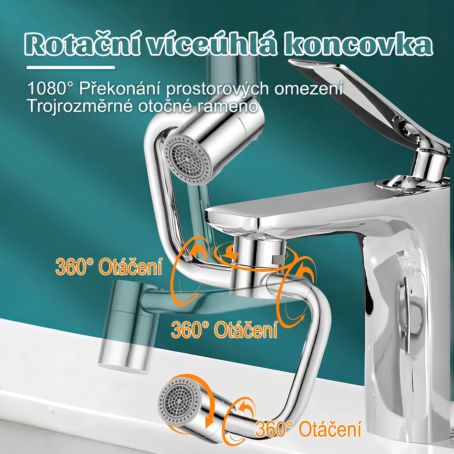 1080° Univerzální perlátor - Duální režim & Všesměrové nastavení 💎